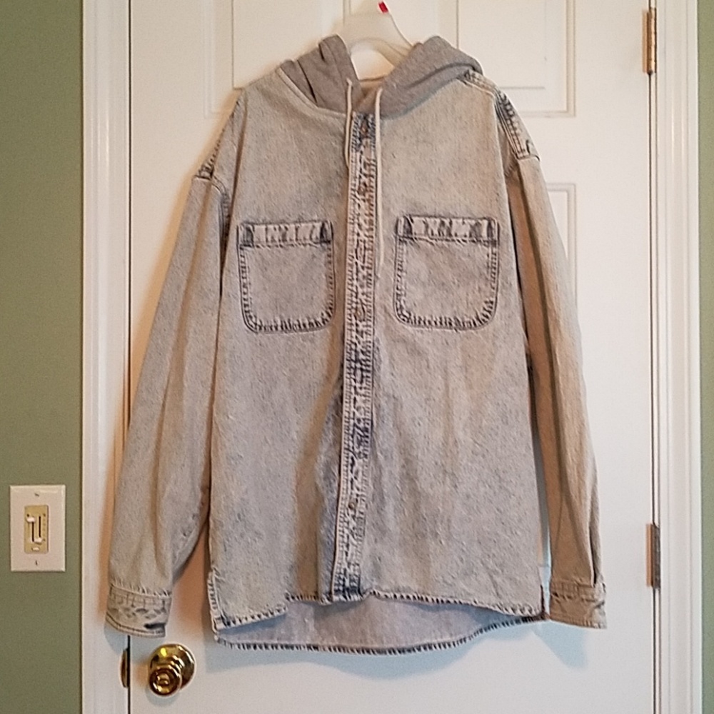 Urban Outfitters Denim Jacket w/ Hoodie
